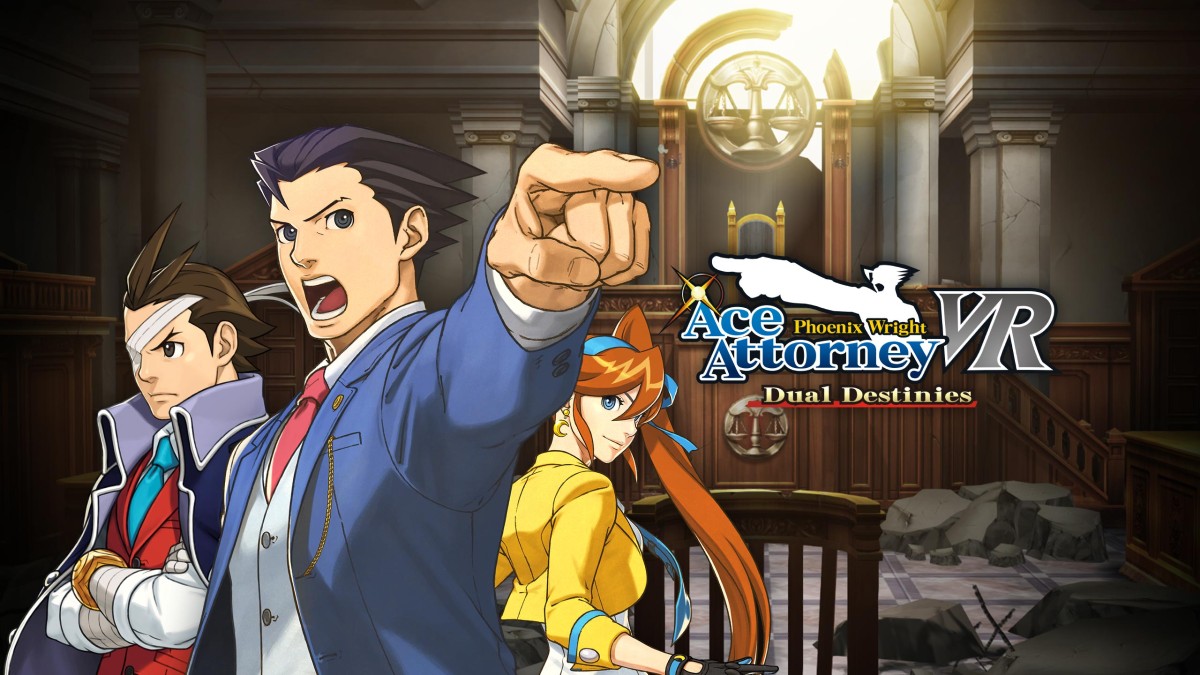 Phoenix Wright: Ace Attorney – Dual Destinies VR key art
