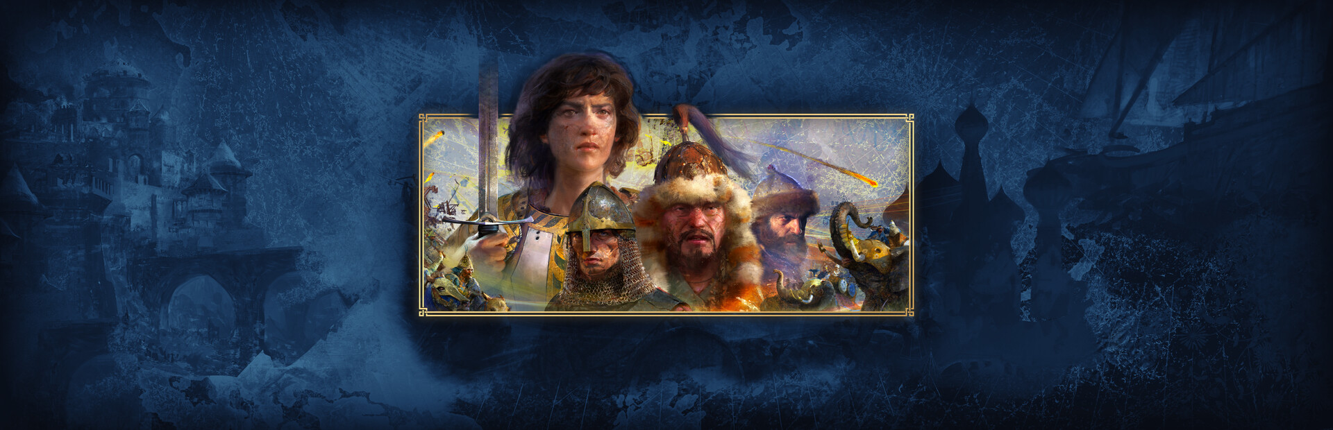 Armies clash in Age of Empires IV key art