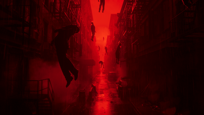 CONTROL Resonant hero art - Image Remedy Entertainment CONTROL Resonant promotional art of a warped Manhattan