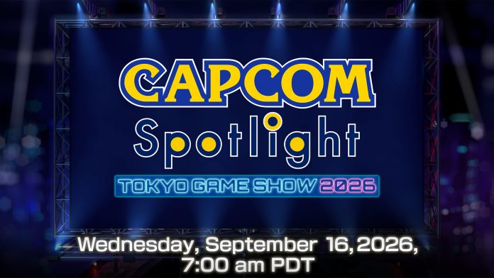 Official key art for the Capcom Spotlight broadcast at Tokyo Game Show 2026
