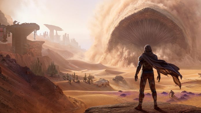 Dune Awakening hero art - Image Funcom Dune: Awakening console launch artwork