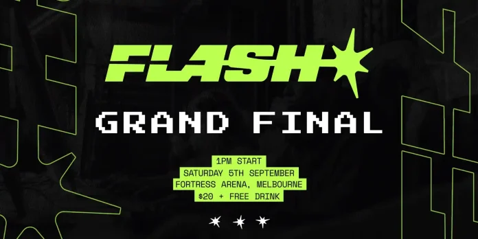 FLASH Oceania League of Legends Grand Final event banner for Fortress Melbourne