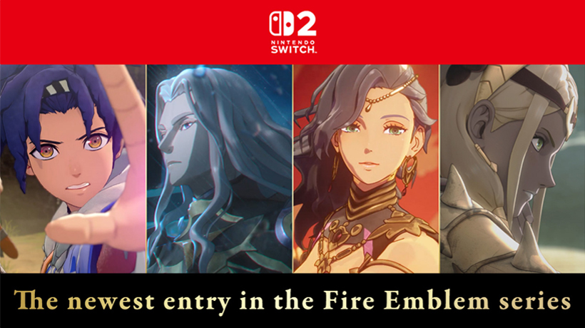 Fire Emblem: Fortune's Weave announcement banner from Nintendo
