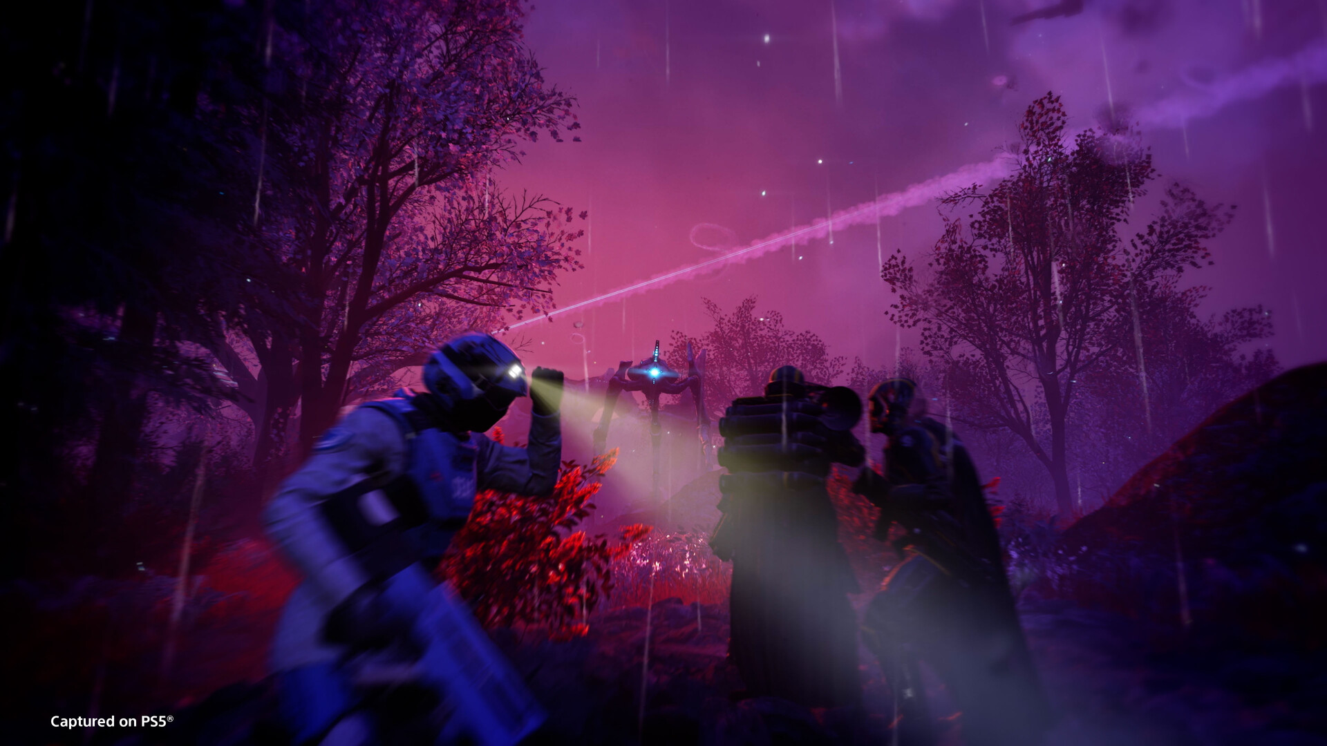 Helldivers in the Void, from a Helldivers 2 screenshot