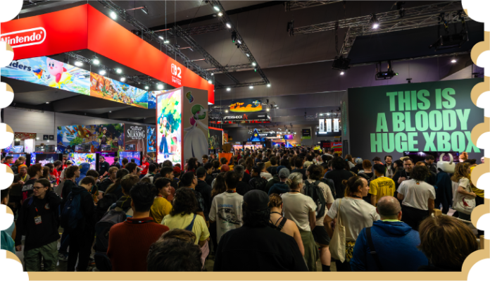 Crowds in the PAX Aus expo hall