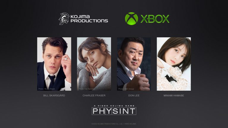 The PHYSINT talent line-up poster revealed at Tokyo Game Show 2026