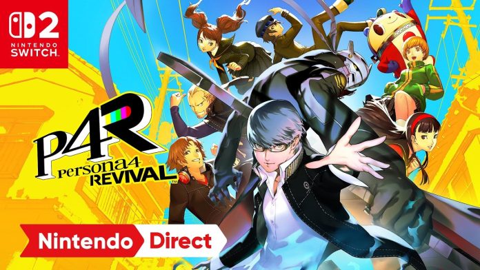 Still from the Persona 4 Revival trailer, showing the remake's rebuilt visuals