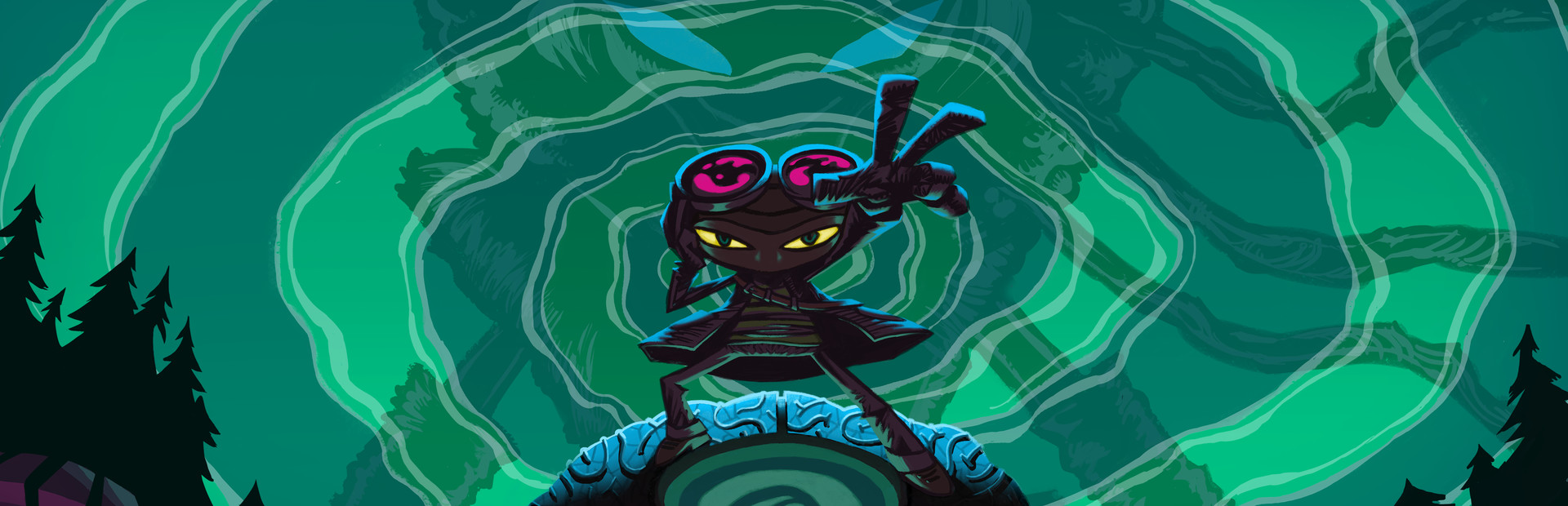 Raz and friends in Psychonauts 2 key art