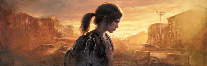 Joel and Ellie in The Last of Us Part I key art