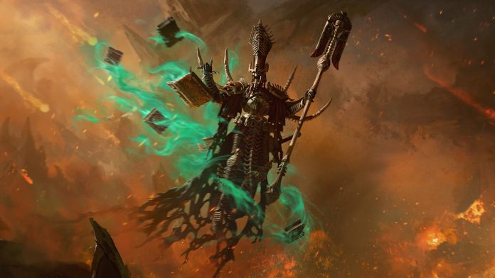 Nagash in Total War: Warhammer III Lords of the End Times artwork