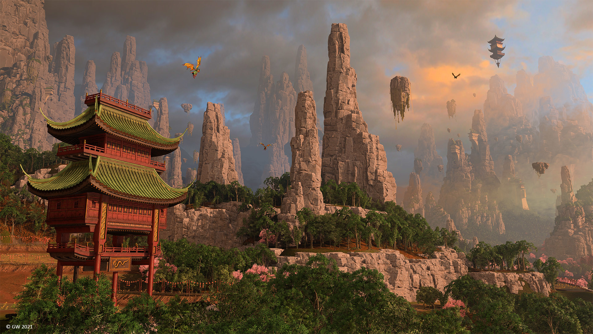 A Total War: Warhammer III landscape screenshot