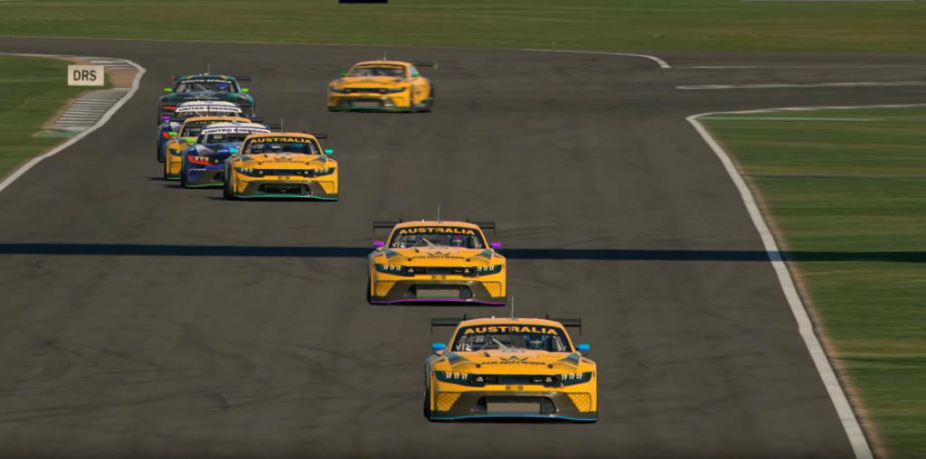 Tri-Nations Esports Cup 2026 Ford Mustang GT3 field