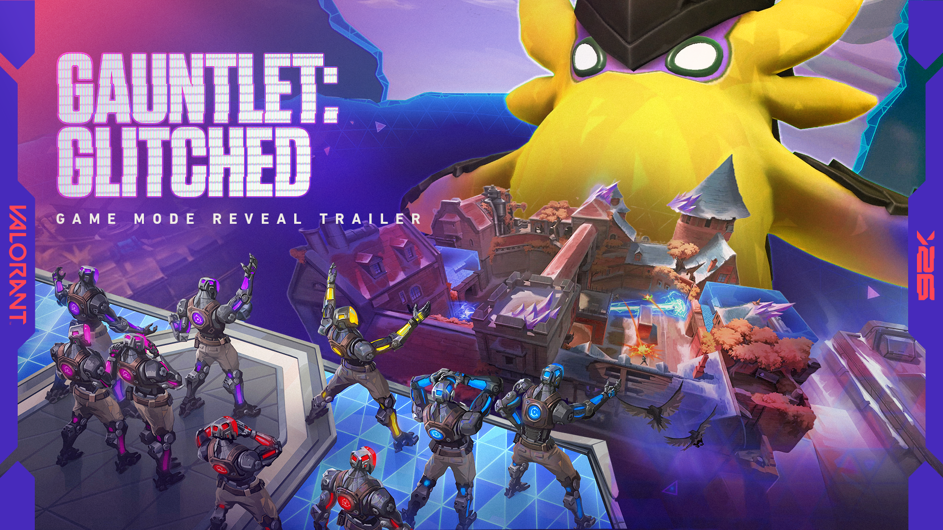 VALORANT Gauntlet: Glitched game mode reveal art
