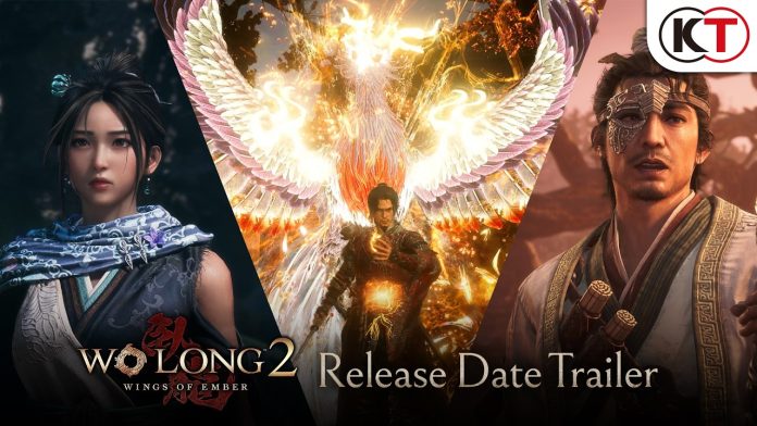 Still from the Wo Long 2: Wings of Ember announcement trailer shown at Tokyo Game Show 2026