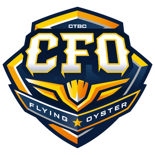 The CTBC Flying Oyster logo, a navy and gold shield with the letters CFO and a winged oyster.